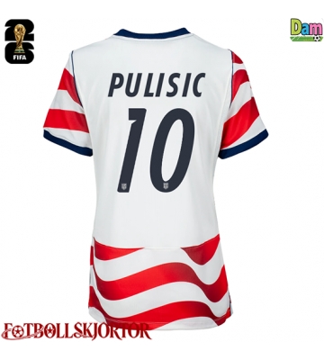 Förenta stater Christian Pulisic #10 Hemmatröja Dam VM 2026 Kortärmad